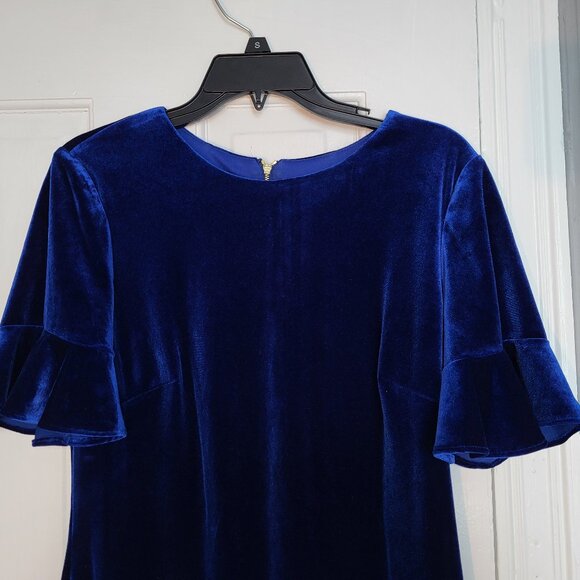 CK Velvet Bodycon Dress Size 12 - Picture 4 of 5
